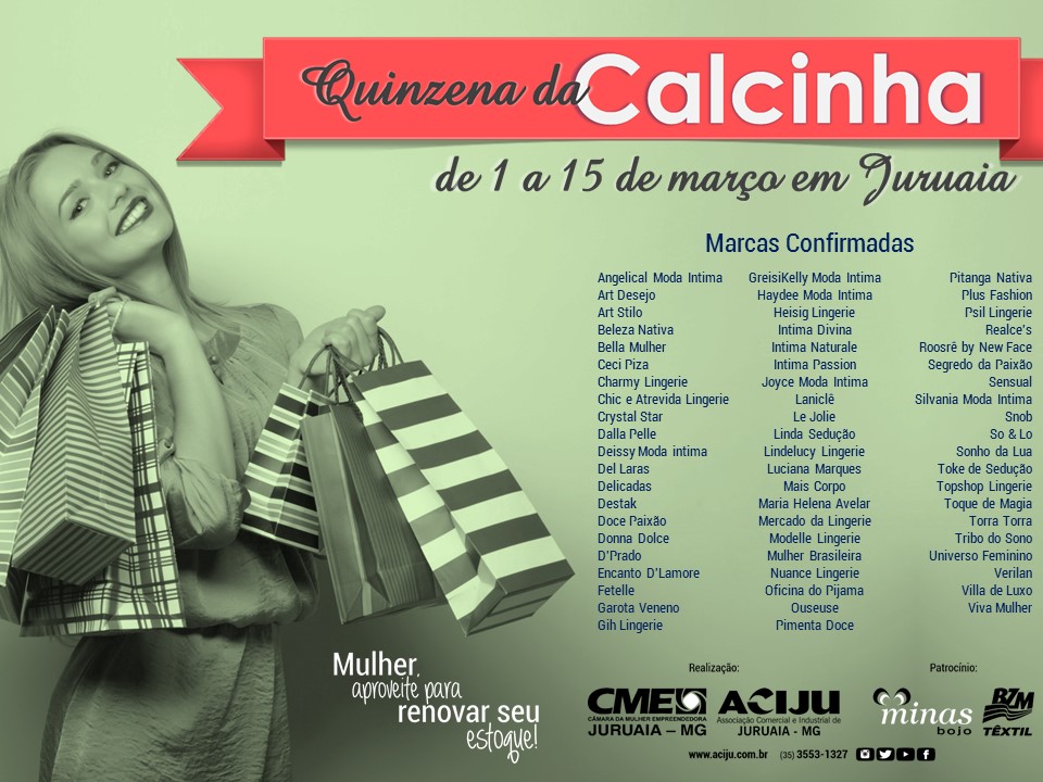 Quinzena da Calcinha 2017 - &Oacute;timos pre&ccedil;os no atacado e varejo pra renovar o seu estoque