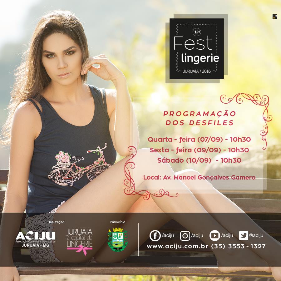 &Uacute;ltimo dia da Fest Lingerie 2017 em Juruaia-MG