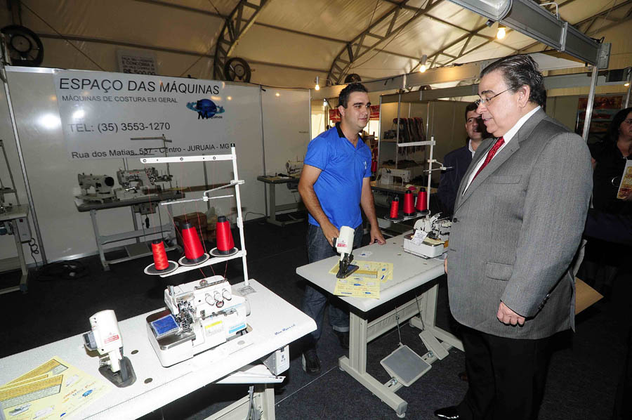 Vice-governador de Minas visita a 14&ordf; Felinju - Feira de Lingerie de Juruaia-MG