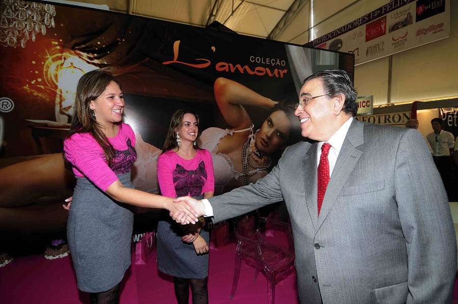 Vice-governador de Minas visita a 14&ordf; Felinju - Feira de Lingerie de Juruaia-MG