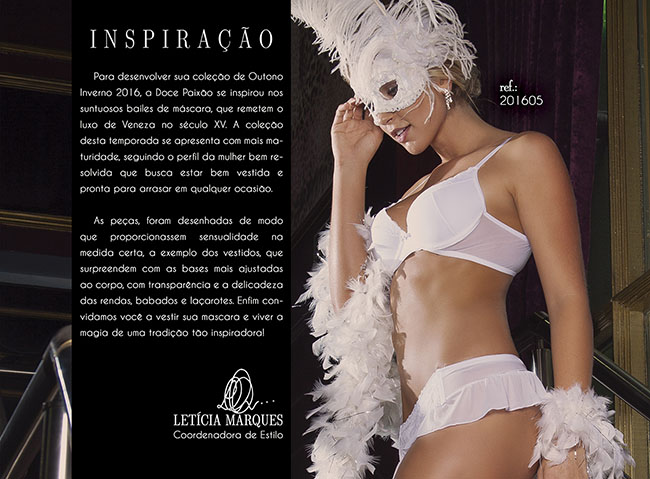 Cole&ccedil;&atilde;o Outono-Inverno 2016 - Doce Paix&atilde;o Lingerie