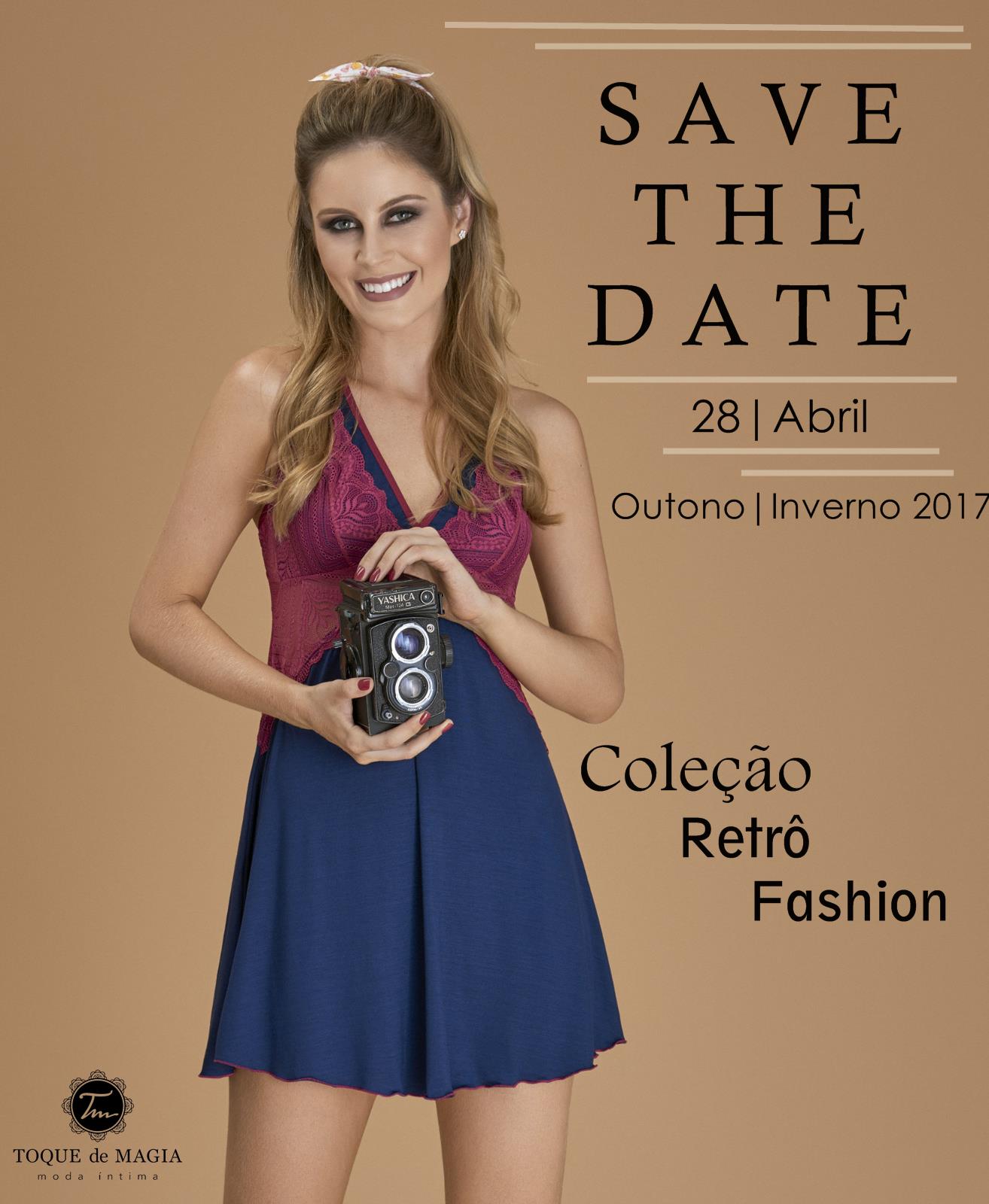 Convite para inaugura&ccedil;&atilde;o da nova loja de lingerie da Toque de Magia Moda Intima