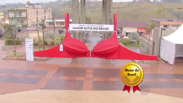 Capital Nacional da Lingerie - Juruaia-MG - Maior suti&atilde; do Brasil