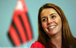 Patr&iacute;cia Amorim - Presidente do Flamengo